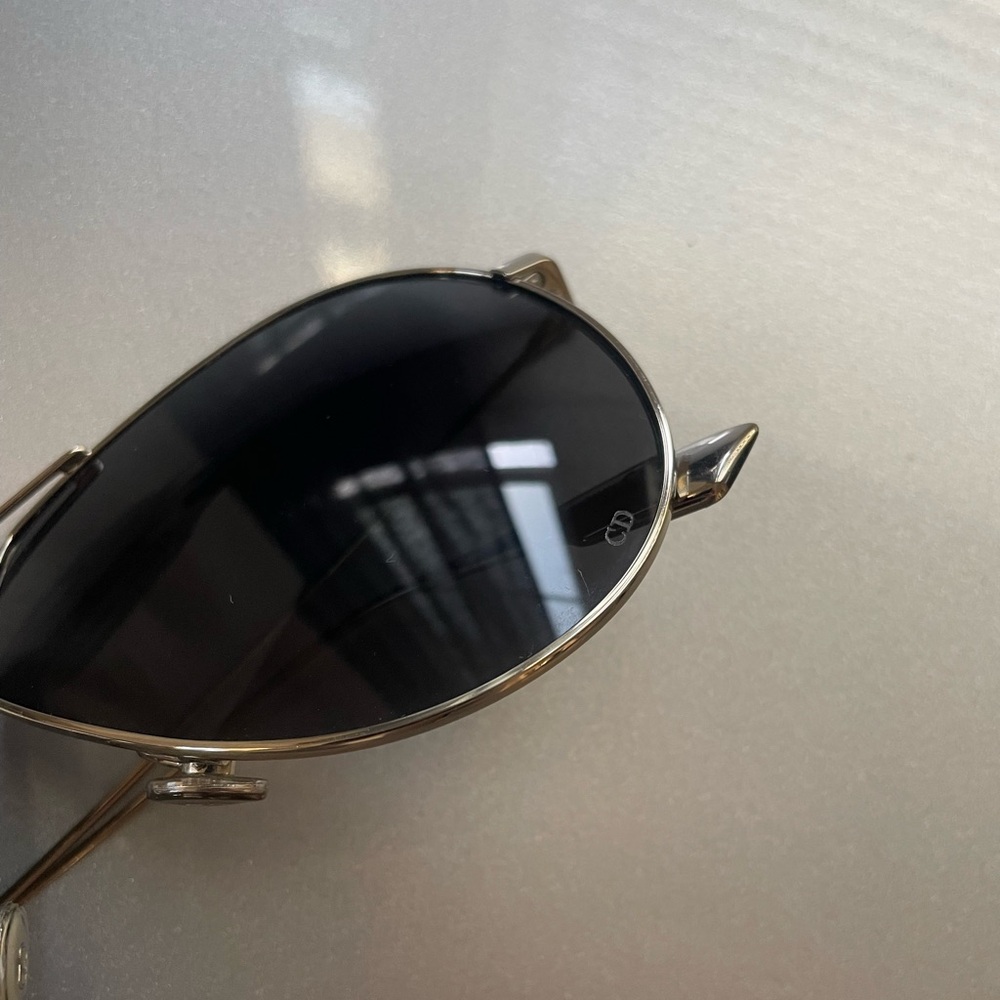 CHRISTIAN DIOR Stellaire3 3YGIR Women's Silver Aviator SUNGLASSES 65/01/145 A32 - Picture 8 of 8